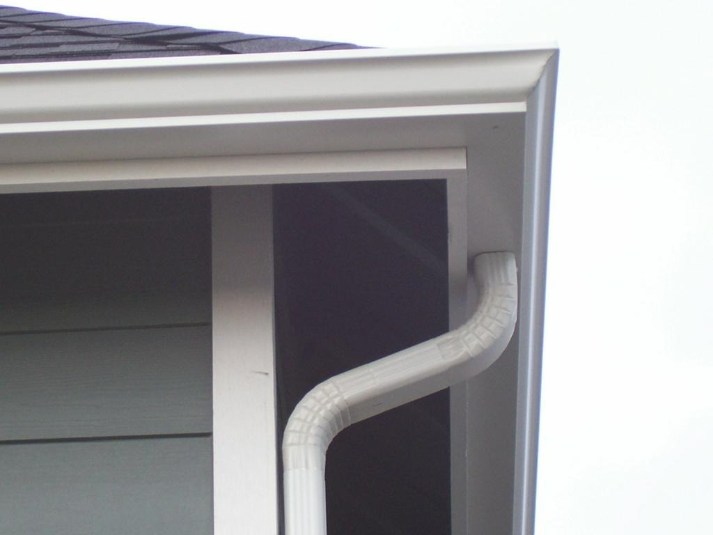 Professional gutter downspout installation