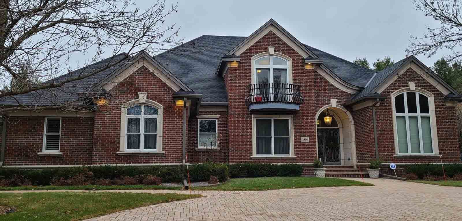 New roof installation