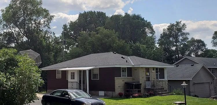 Residential roofing installation